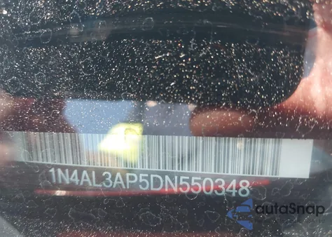 2013 Nissan Altima 2.5 S z USA, uszkodzony, nr VIN 1N4AL3AP5DN550348